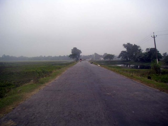 Good condition, some potholes