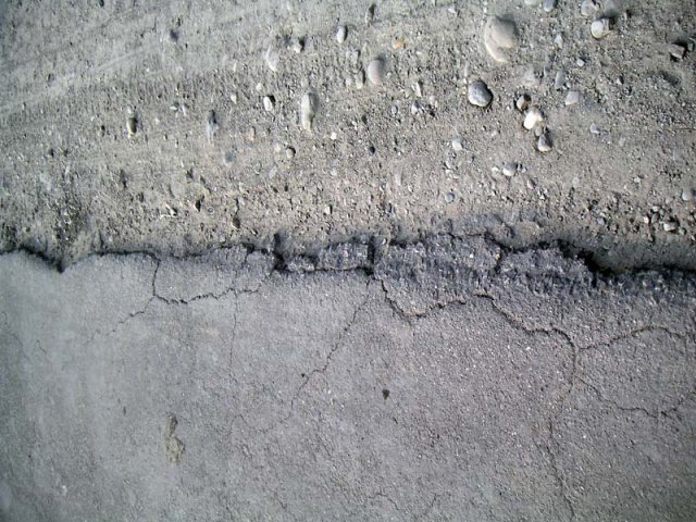 After 6 months, damage to edges